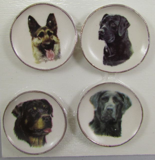 Karon Cunningham Miniatures » Decorative dog plates